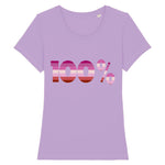 Stanley Stella - Expresser - DTG - T-shirt "100% Lesbienne" | PrideAvenue
