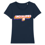 Tee-shirt-de-prideavenue-avec-ecrit-unqualified-bi-de-couleur-bleu-marine