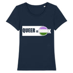 Tee shirt "Queer is OK"