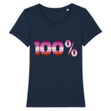 Stanley Stella - Expresser - DTG - T-shirt "100% Lesbienne" | PrideAvenue