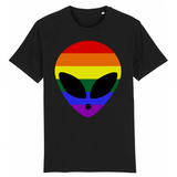 T-shirt "Alien" couleurs Arc-en-ciel