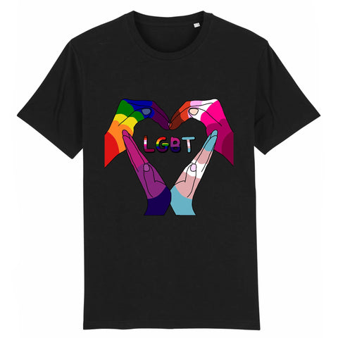 T-shirt “Cœur LGBT"