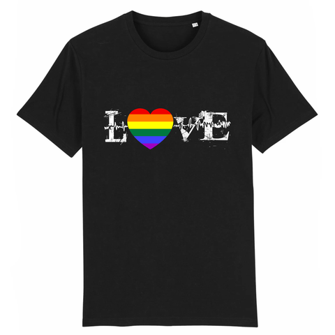 T-shirt “Love" Cœur en tag