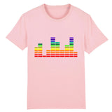 T-shirt "Equalizer" couleurs Arc-en-ciel