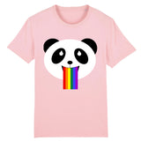 T-shirt “Panda Vomissant un Arc-En-Ciel"
