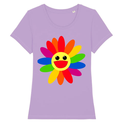 Stanley Stella - Expresser - DTG - T-shirt LGBT Fleure Heureuse Couleurs Arc-en-ciel