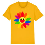 Stanley/Stella Creator - DTG - T-shirt LGBT Fleure Heureuse Couleurs Arc-en-ciel