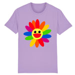 Stanley/Stella Creator - DTG - T-shirt LGBT Fleure Heureuse Couleurs Arc-en-ciel