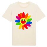 Stanley/Stella Creator - DTG - T-shirt LGBT Fleure Heureuse Couleurs Arc-en-ciel